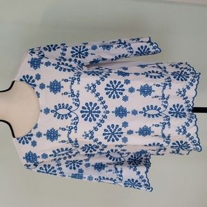 Ruby Rd Ladies Embroidered Top